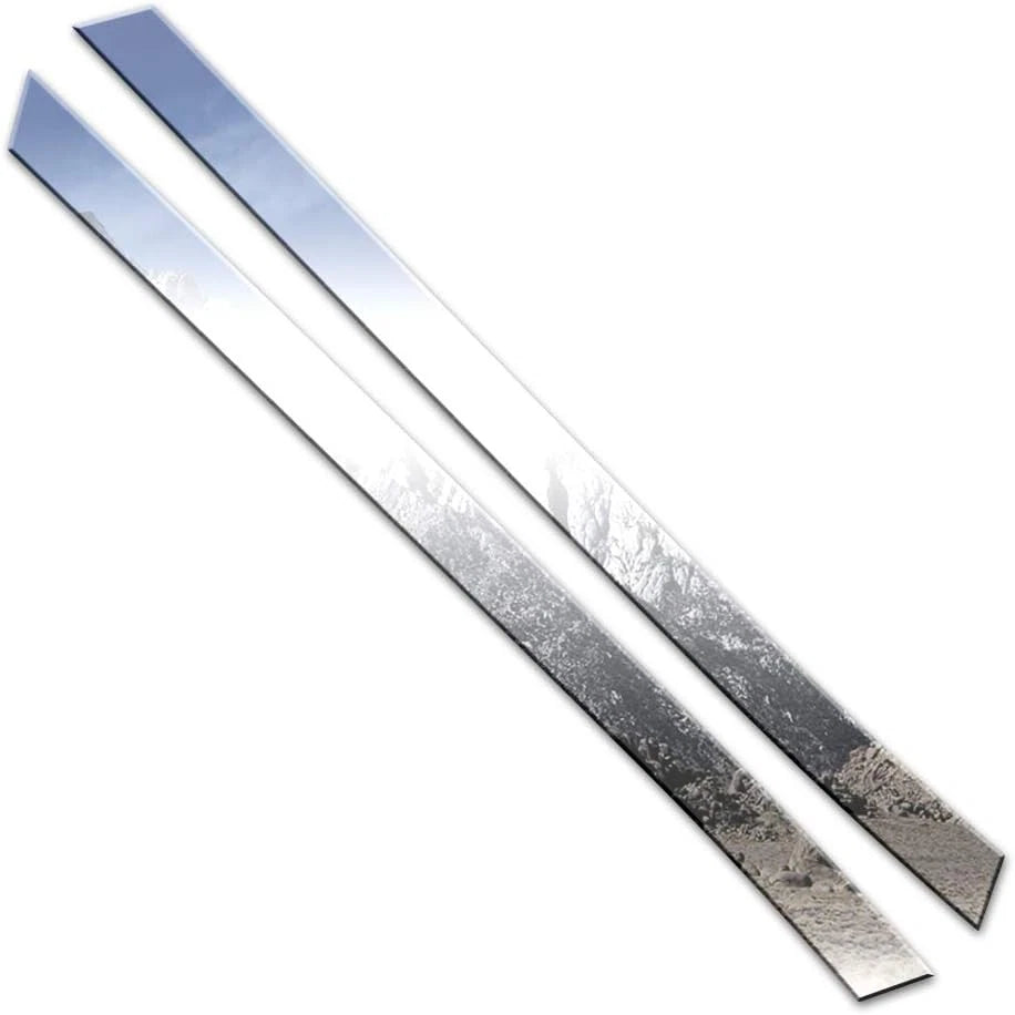 2pc Stainless Steel Grille Accent Trim for Toyota Tacoma (2016–2023)