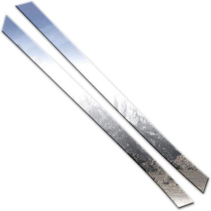 2pc Stainless Steel Grille Accent Trim for Toyota Tacoma (2016–2023)