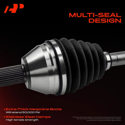 2X Front CV Axle Assembly for Chevy Impala (2000–2011) Buick Regal