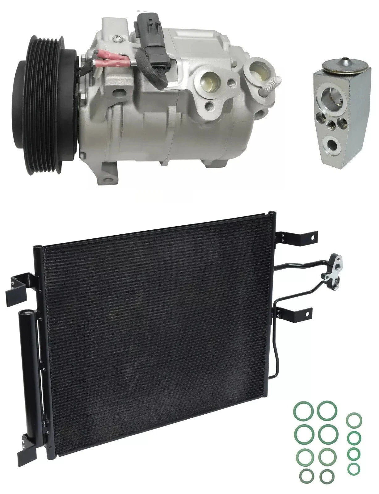 AC Compressor Kit with Condenser for Ram 5500 6.4L (2014–2018)