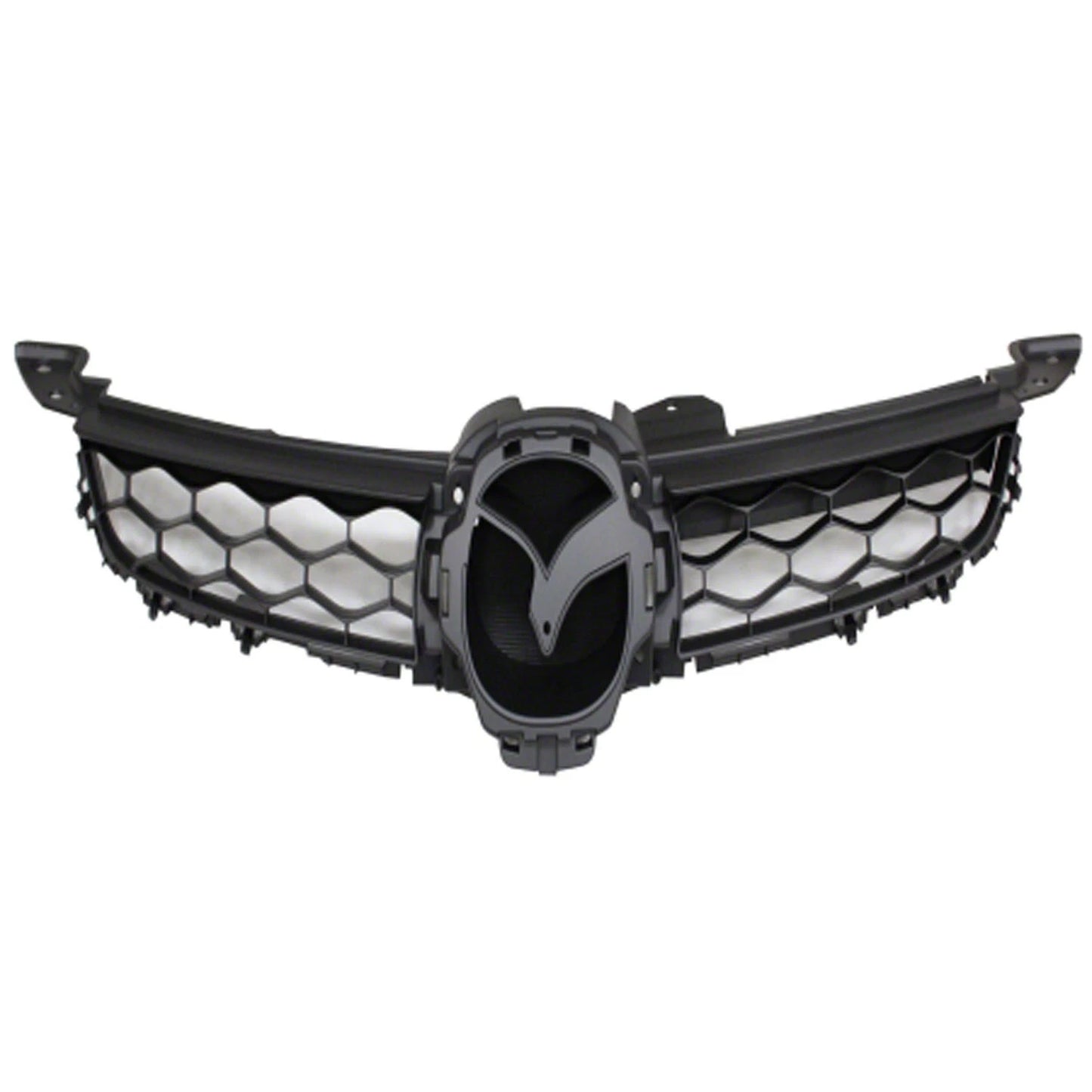 Replacement Black Plastic Front Upper Grille For 2010-2012 Mazda CX7