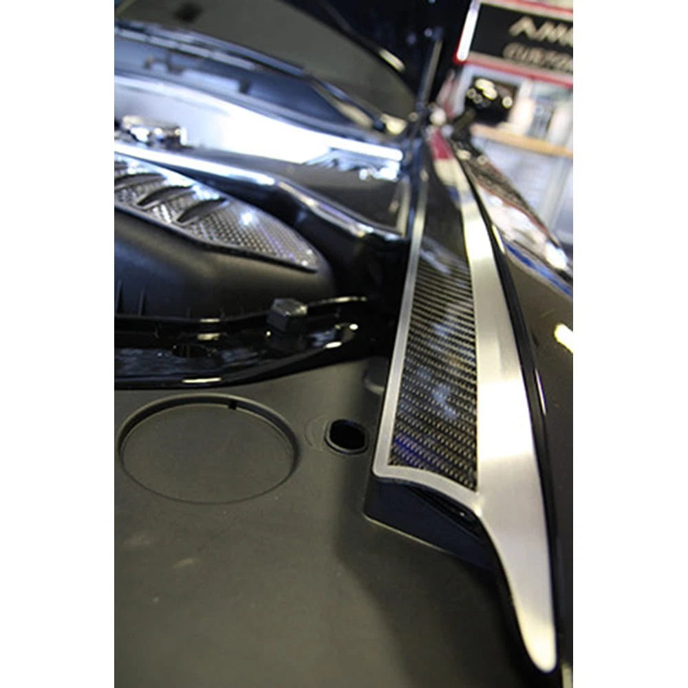 Brushed Fender Caps with Blue LED for Dodge Challenger (2008–2019)