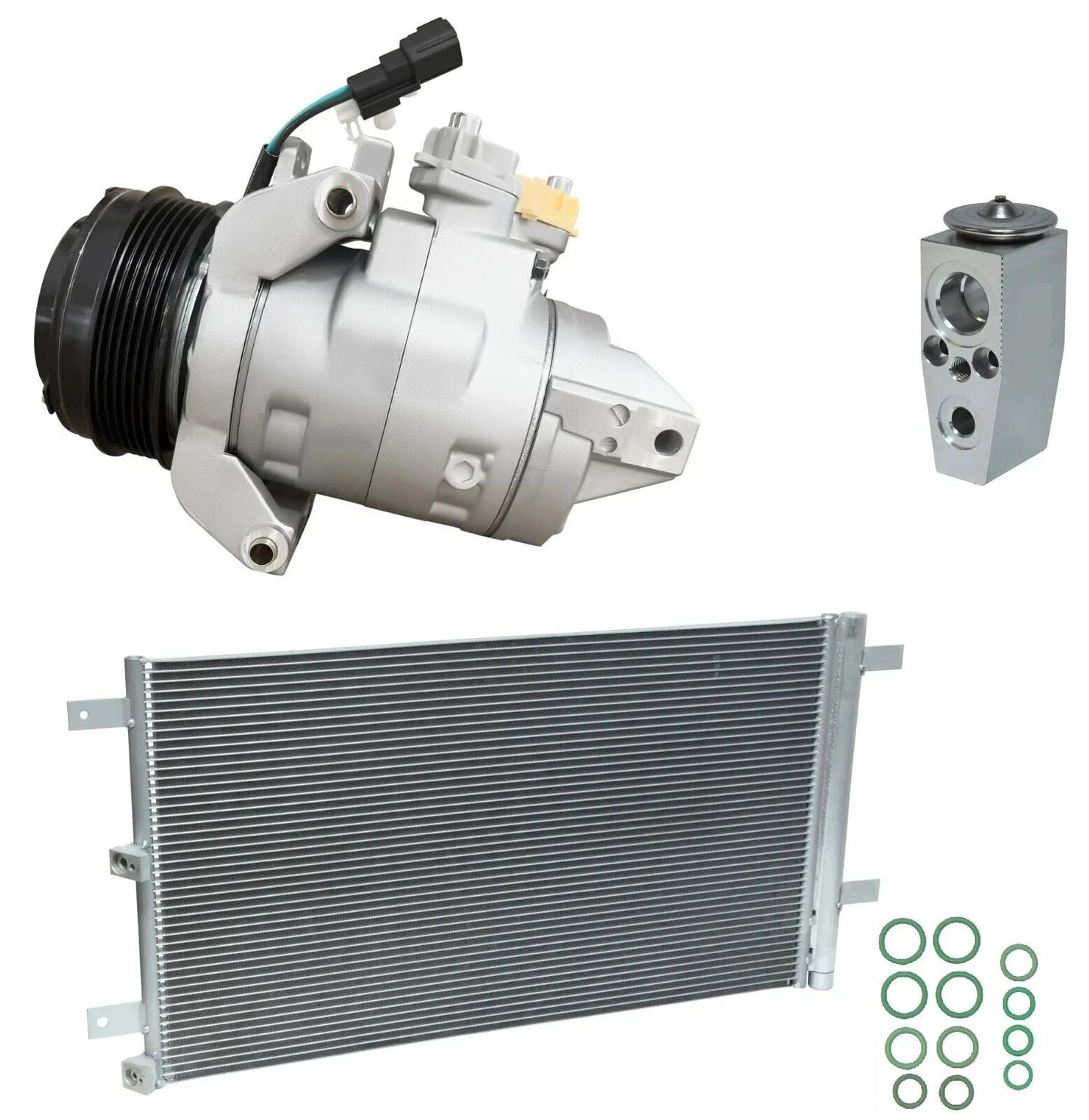 A/C Compressor Kit With Condenser for Ford F-150 2.7L (2016–2016)