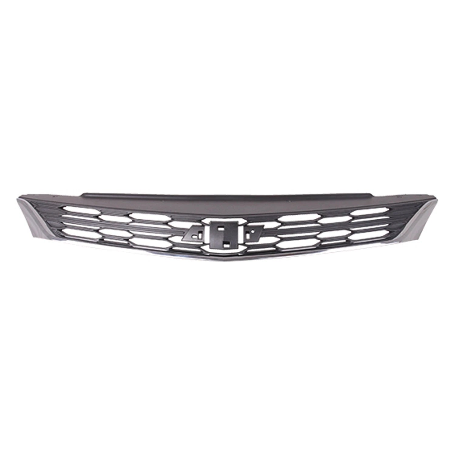 Replacement Black and Chrome ABS Front Upper Grille (See compatibility Chart)