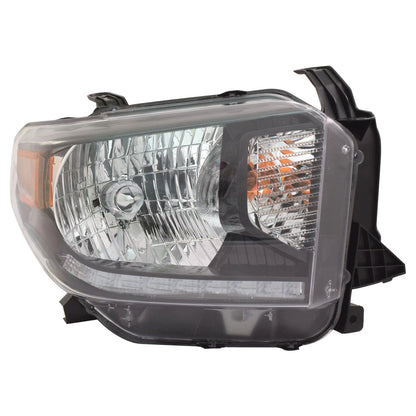 Replacement Passenger Side Halogen Headlight Assembly w/o Smoked Bezel