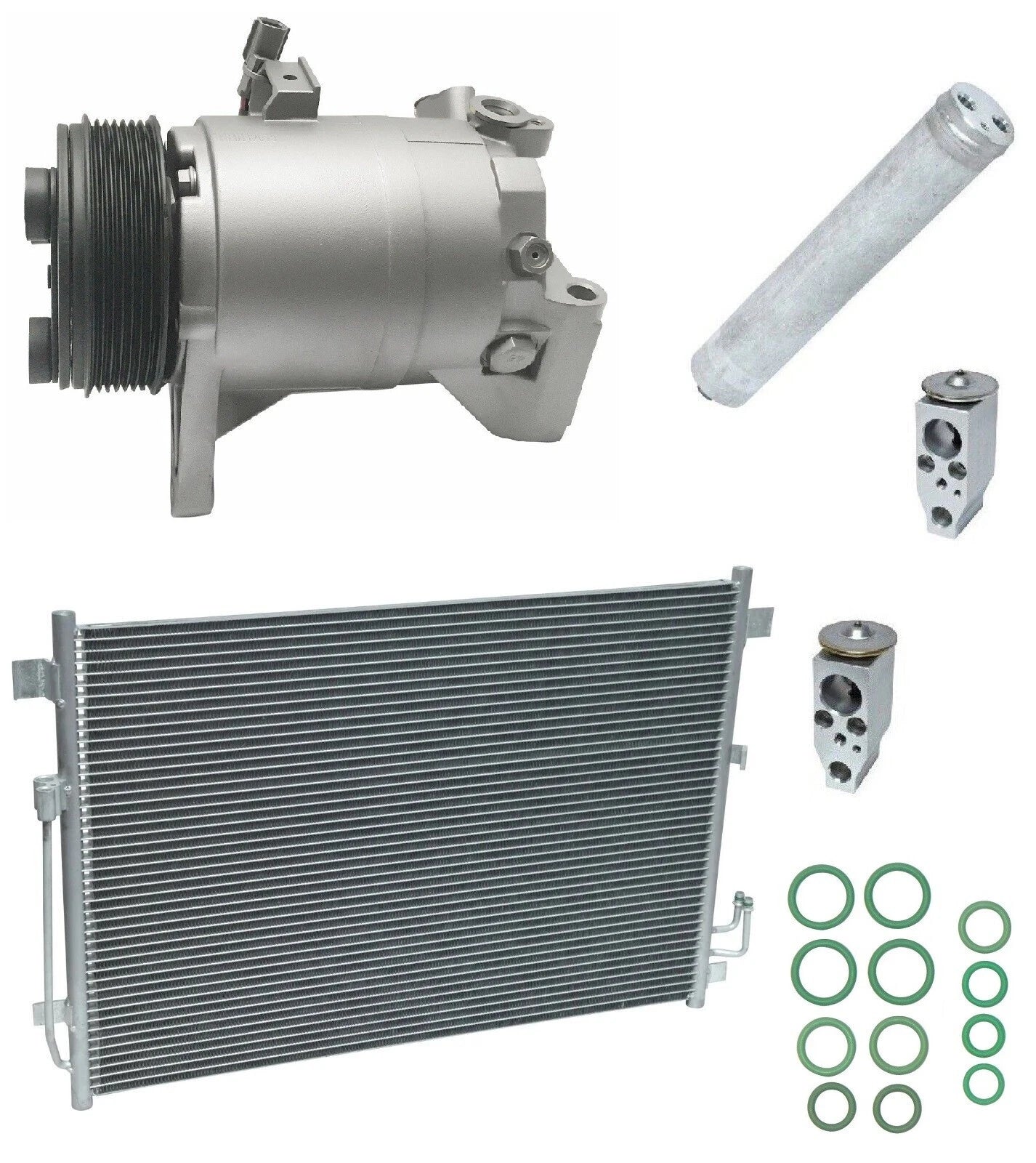 AC Compressor Kit With Condenser for Nissan Quest 3.5L (2011–2017)