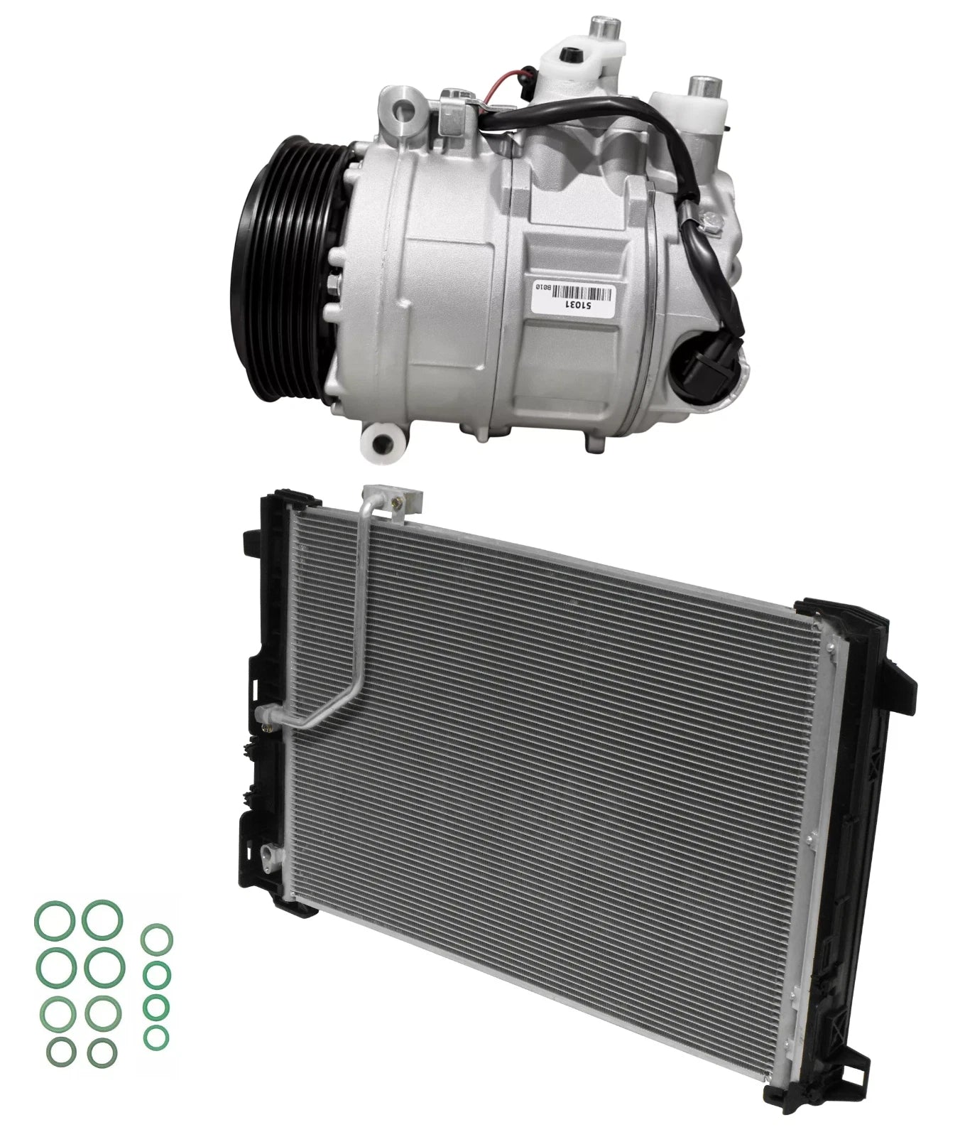 A C Compressor Kit Replacement With Condenser for Mercedes CLS500 (2014–2014)