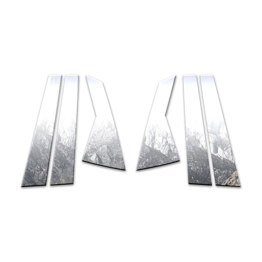 6pc Stainless Steel Pillar Post Covers for Honda Crosstour (2010–2015)