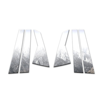 6pc Stainless Steel Pillar Post Covers for Honda Crosstour (2010–2015)