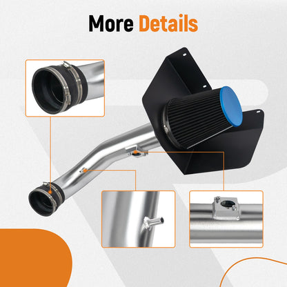 Cold Air Intake Kit and Heat Shield for Chevy GMC 1500 (2009–2014)