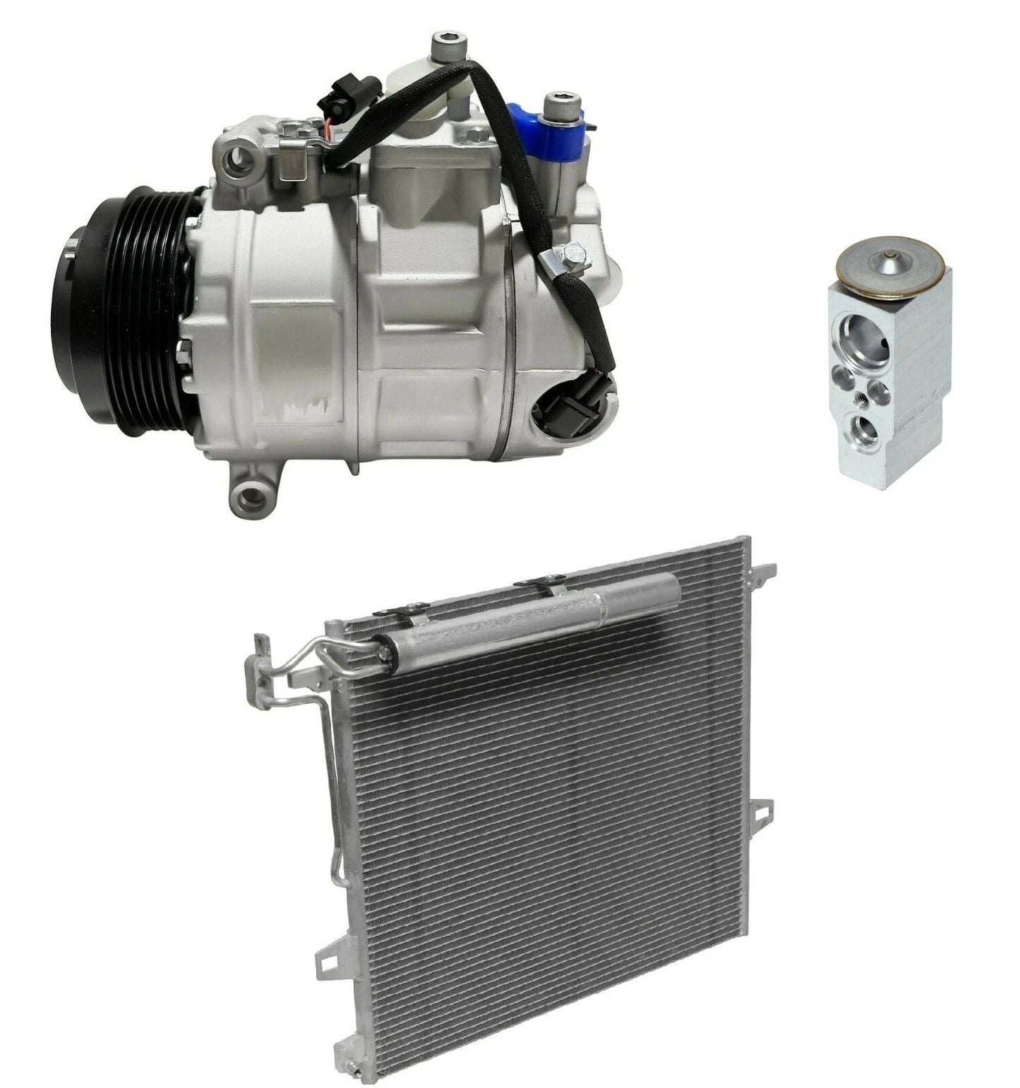 AC Compressor Kit With Condenser for Mercedes GL320 3.0L (2007–2012)