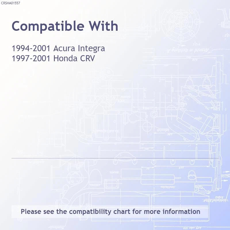 A/C Condenser Replacement Repair Part for Acura Integra (1994–2001)