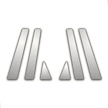 6Pc Chrome Pillar Post Covers Replacement for Mazda CX-7 (2007–2012)