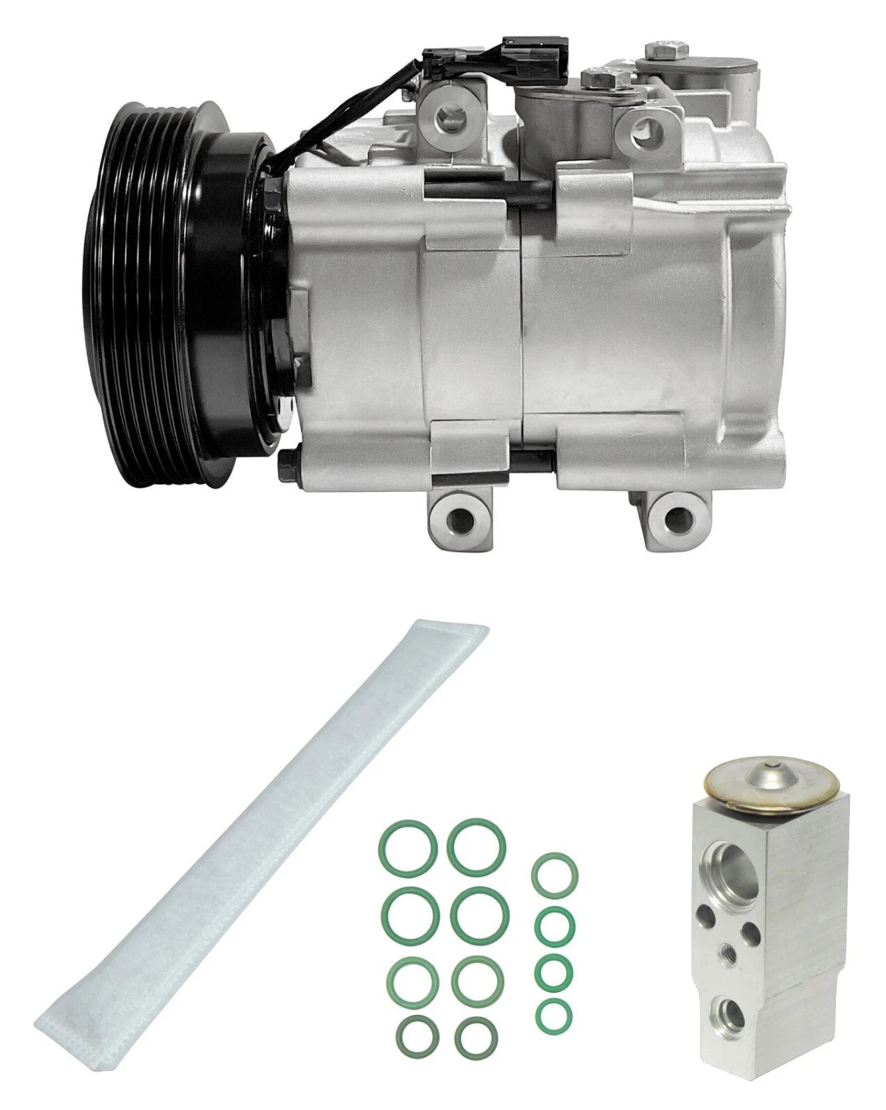 AC Compressor Kit Replacement for Hyundai Santa Fe 3.5L (2005–2006)