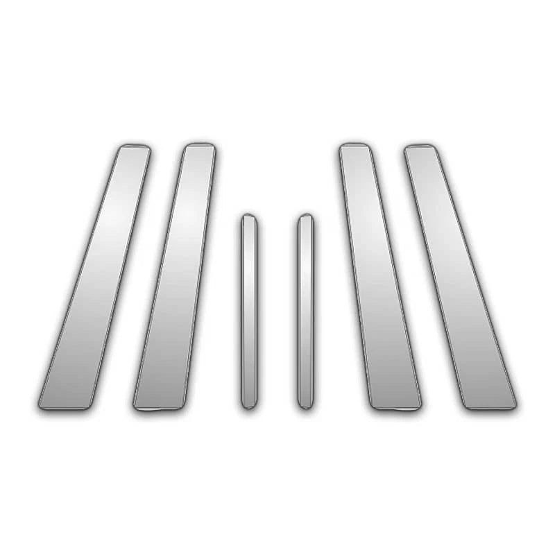 09-14 Chrome 6pc Pillar Covers to fit Hyundai Genesis - P3649