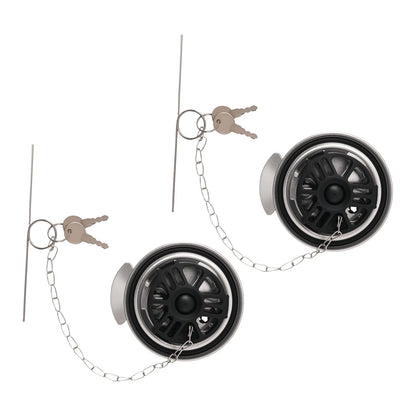 Anti-Theft Lock for Peterbilt 378 379 384 385 (1987–2015) 4" Diameter