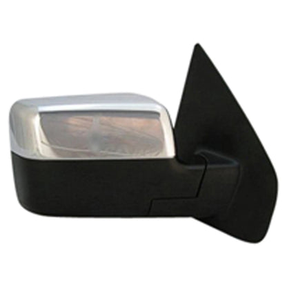 Chrome Passenger Power Door Mirror w/Heated Glass w/Turn Signal w/o Puddle Lamp