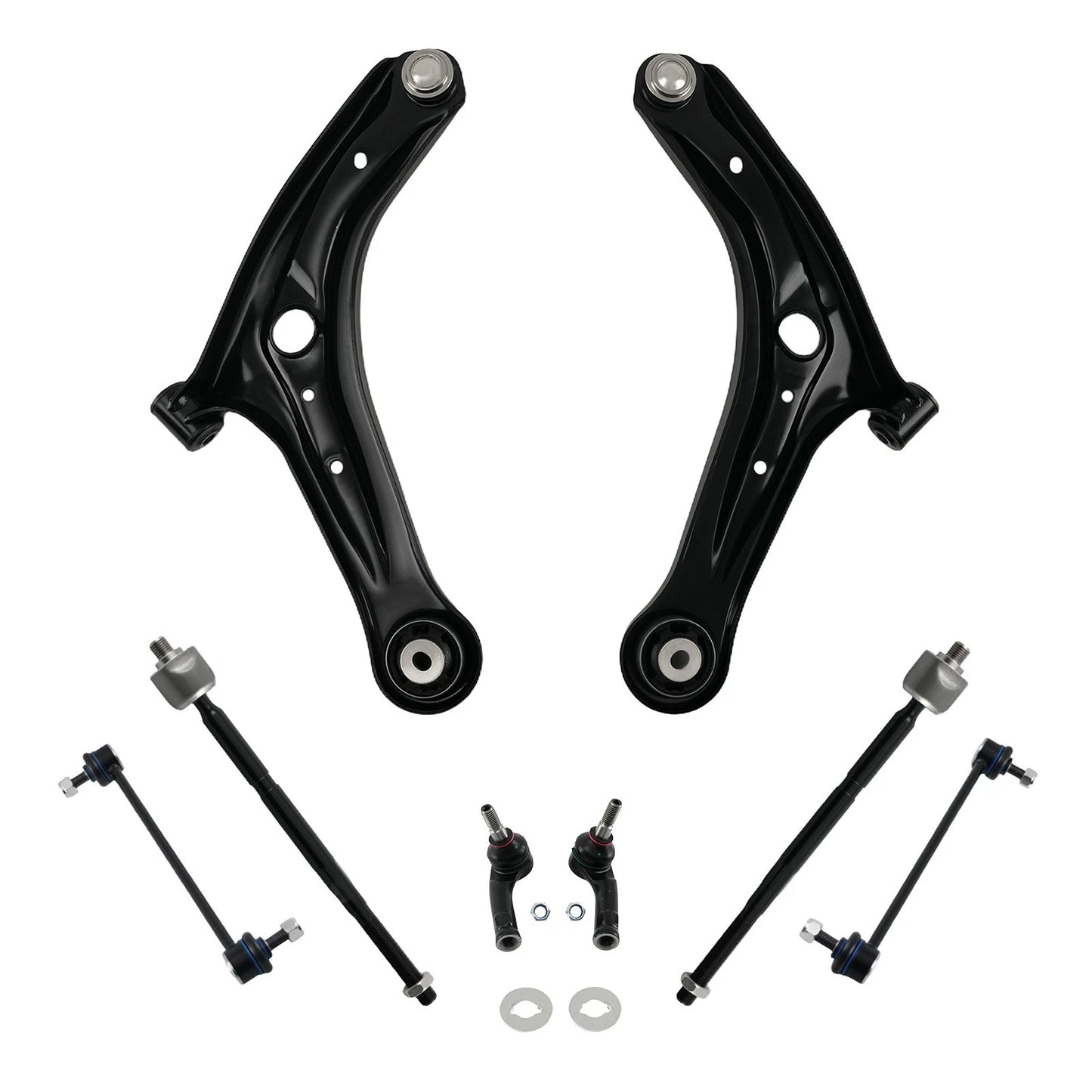 Front Lower Control Arms and Sway Bar Links for Ford Fiesta (2011–2019)