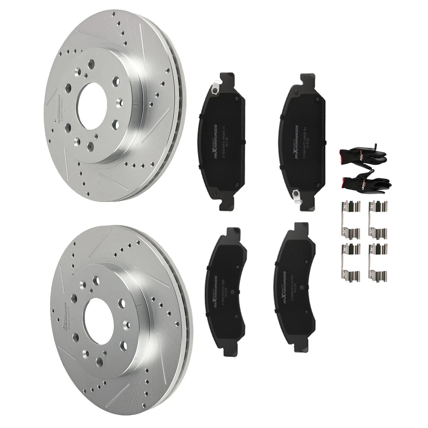 Front Brake Rotors and Pads Kit for Chevrolet Silverado 1500 (2005–2018)