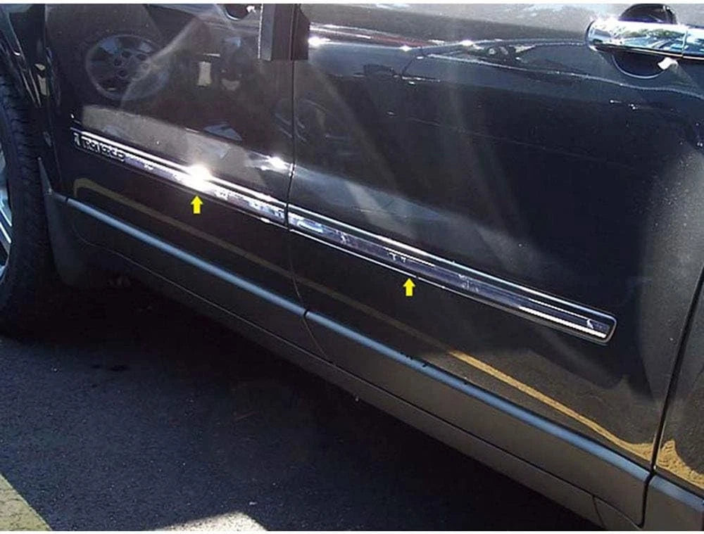 4p Luxury FX Chrome 3/4' Side Molding Insert for 2009-2017 Chevrolet Traverse LS