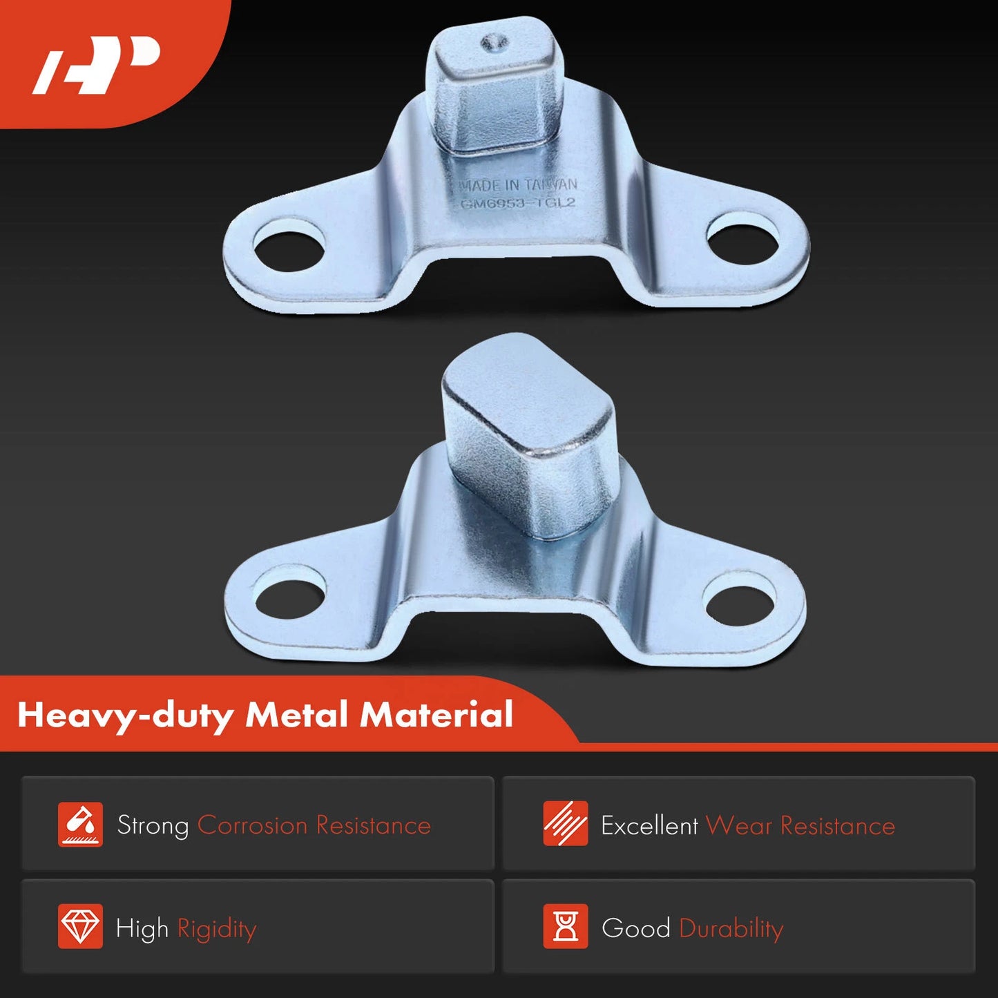 2Pcs Tailgate Hinge for Chevy Silverado 1500 (2007–2013)