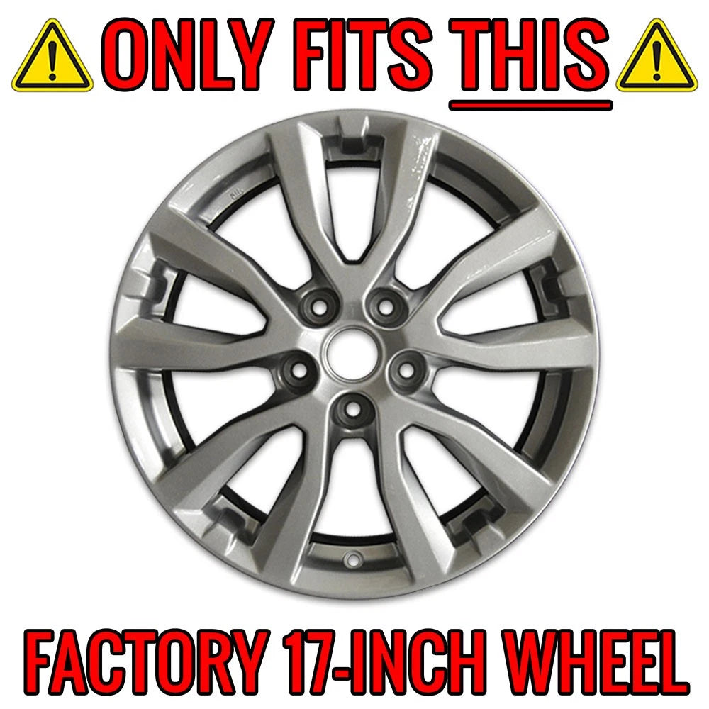 Chrome Wheel Skins Set 17 Inch Replacement for 2017-2020 Nissan Rogue