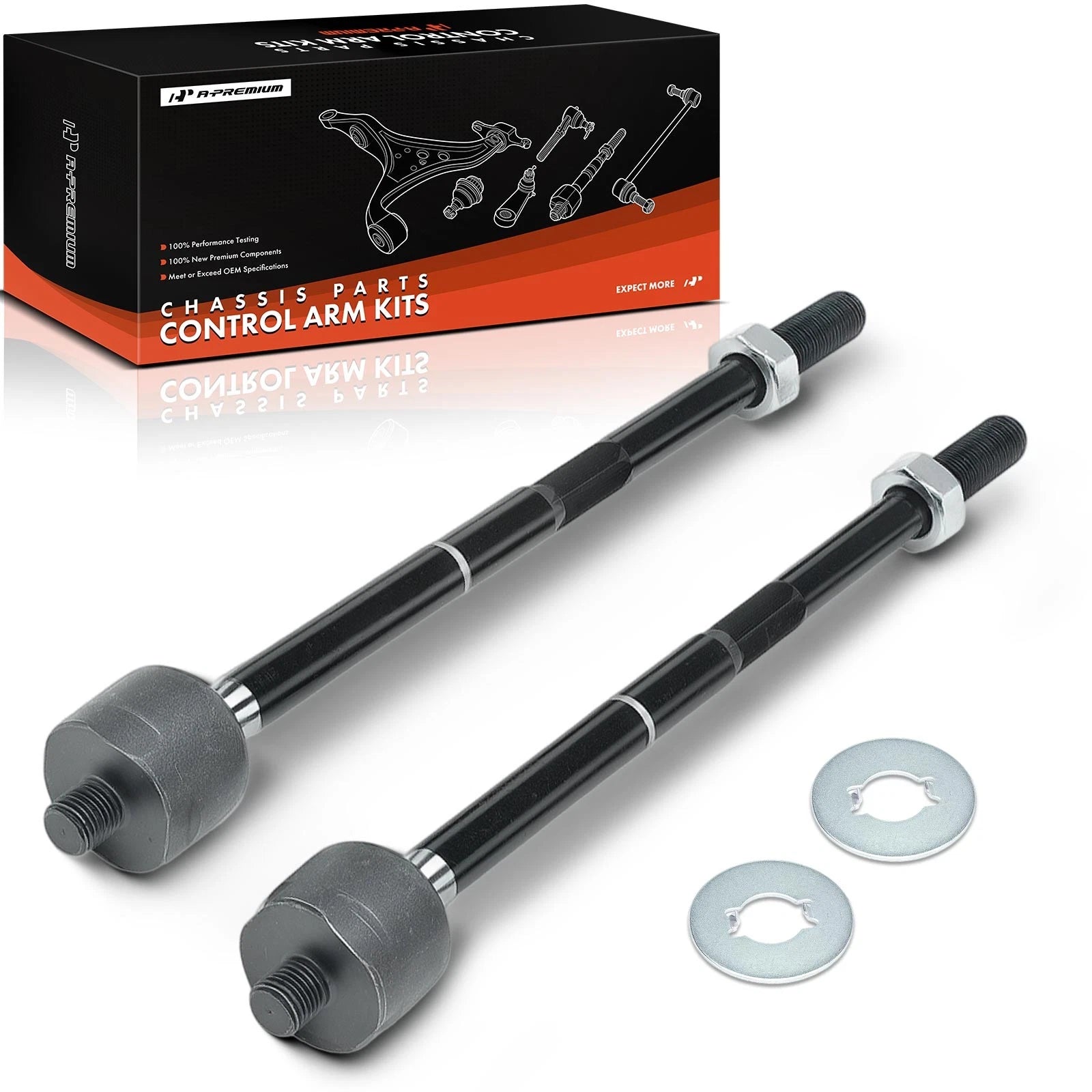 2X Front Inner Tie Rod End for Chevrolet Bolt EV (2017–2023) Bolt EUV