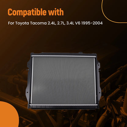 Aluminum Radiator for Toyota Tacoma 2.4L 2.7L 3.4L (1995–2004)
