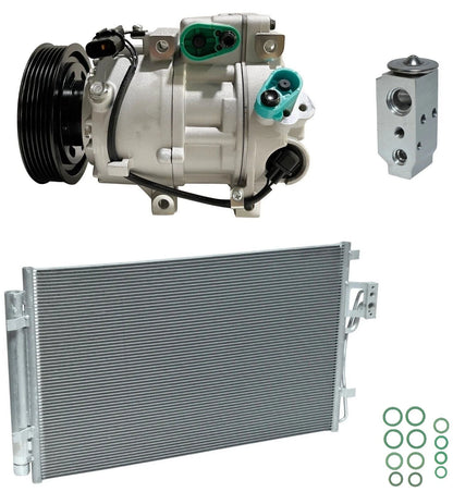 AC Compressor Kit With Condenser for Kia Sorento 2.4L (2014–2015)