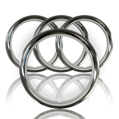 SETOF4 16" STAINLESS STEEL WHEEL TRIM RINGS BEAUTY RIMS GLAMOUR RING for GM RIM