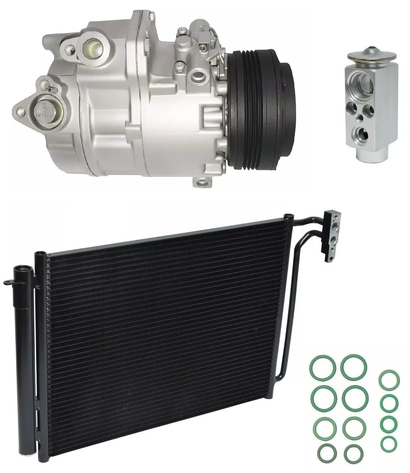 A C Compressor Kit with Condenser for BMW X5 3.0L (2005–2006)