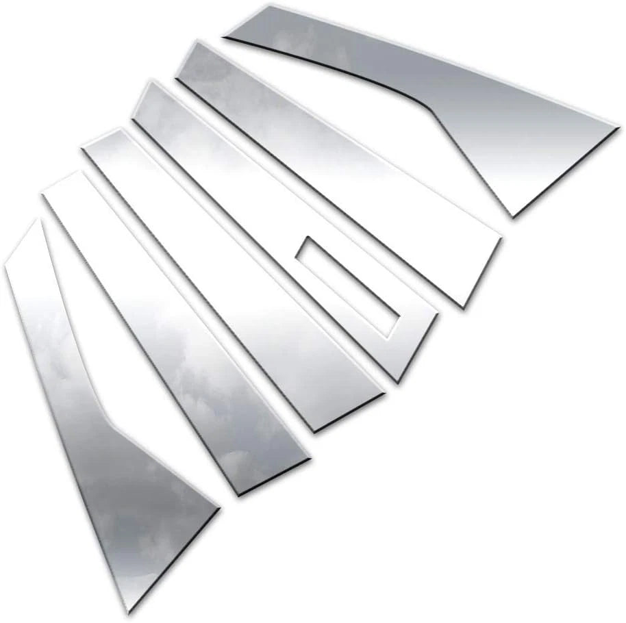6pc Polished Pillar Post Trim Luxury FX for Lincoln Corsair (2020–2023)
