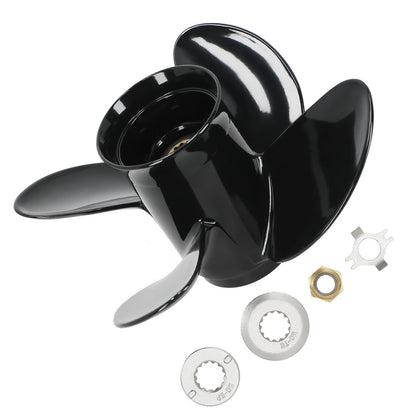4-Blade Aluminum Boat Propeller for Mercury 40–70HP (2004–2020)