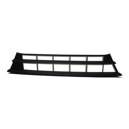 Front Bumper Cover Grille Replacement Black Textured Polypropylene for Jeep