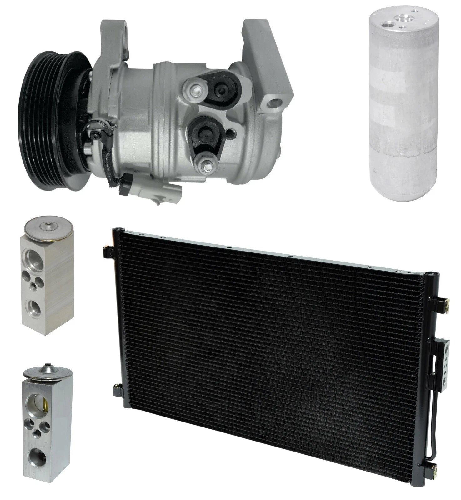 AC Compressor Kit With Condenser for Chrysler Voyager 3.3L (2001–2001)