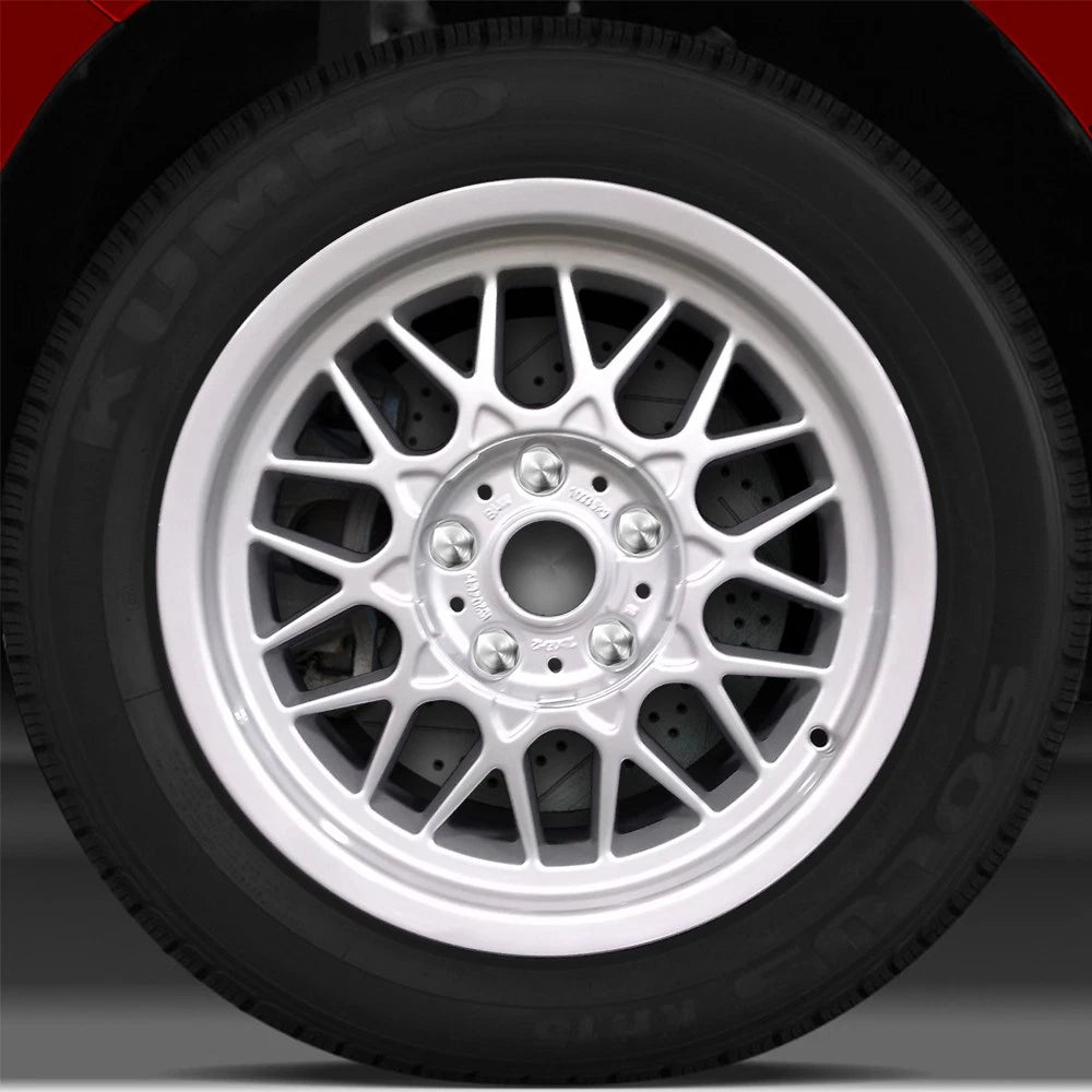 16x7 Factory Wheel (Diamond Spoke Fine Bright Silver Full Face) for 01 BMW 530i