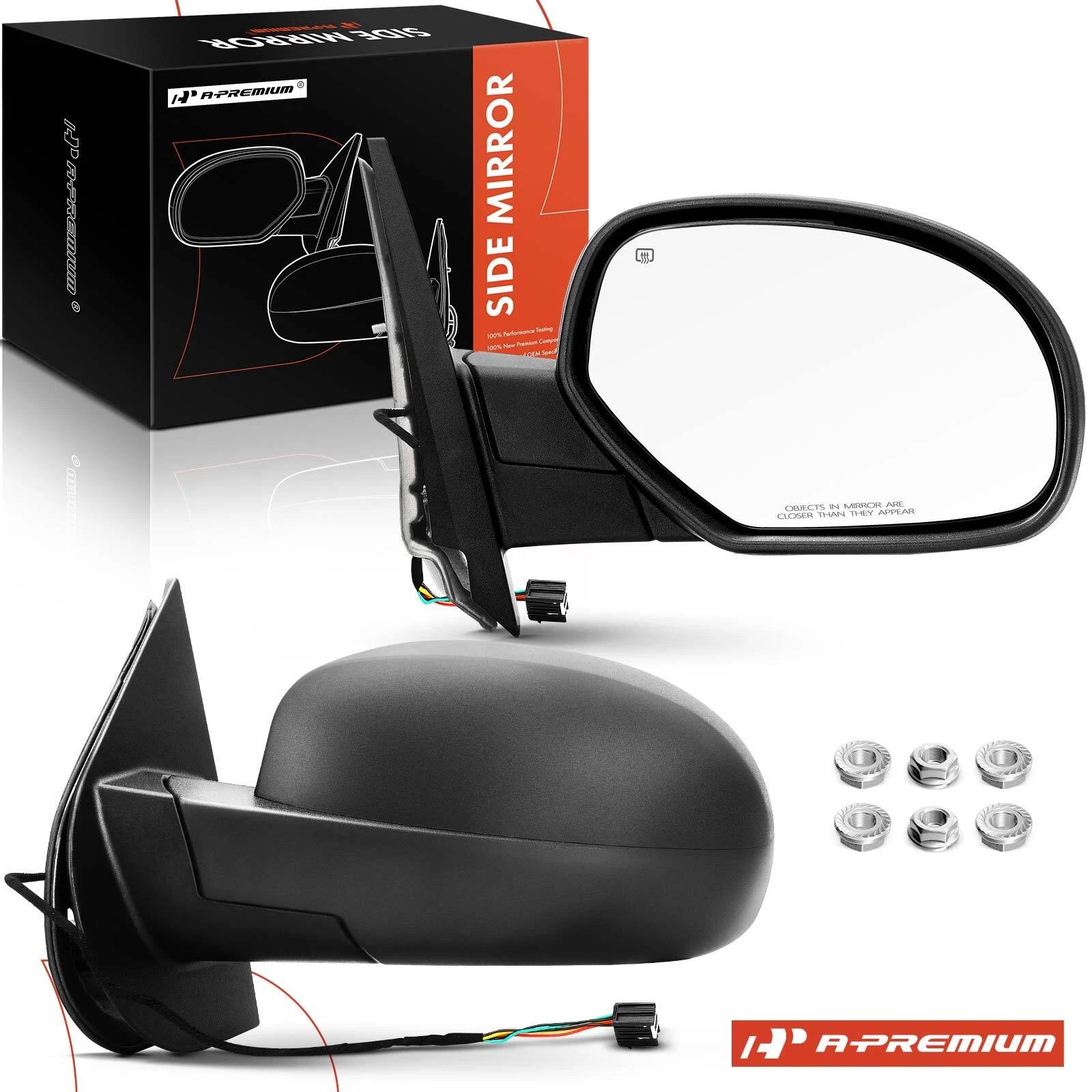 2X Power Towing Mirrors for Chevy Silverado 1500 (2007–2014)
