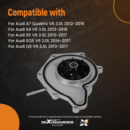 Engine Coolant Pump for Audi A7/S4 V6 3.0L (2012–2016) 06E121016QX