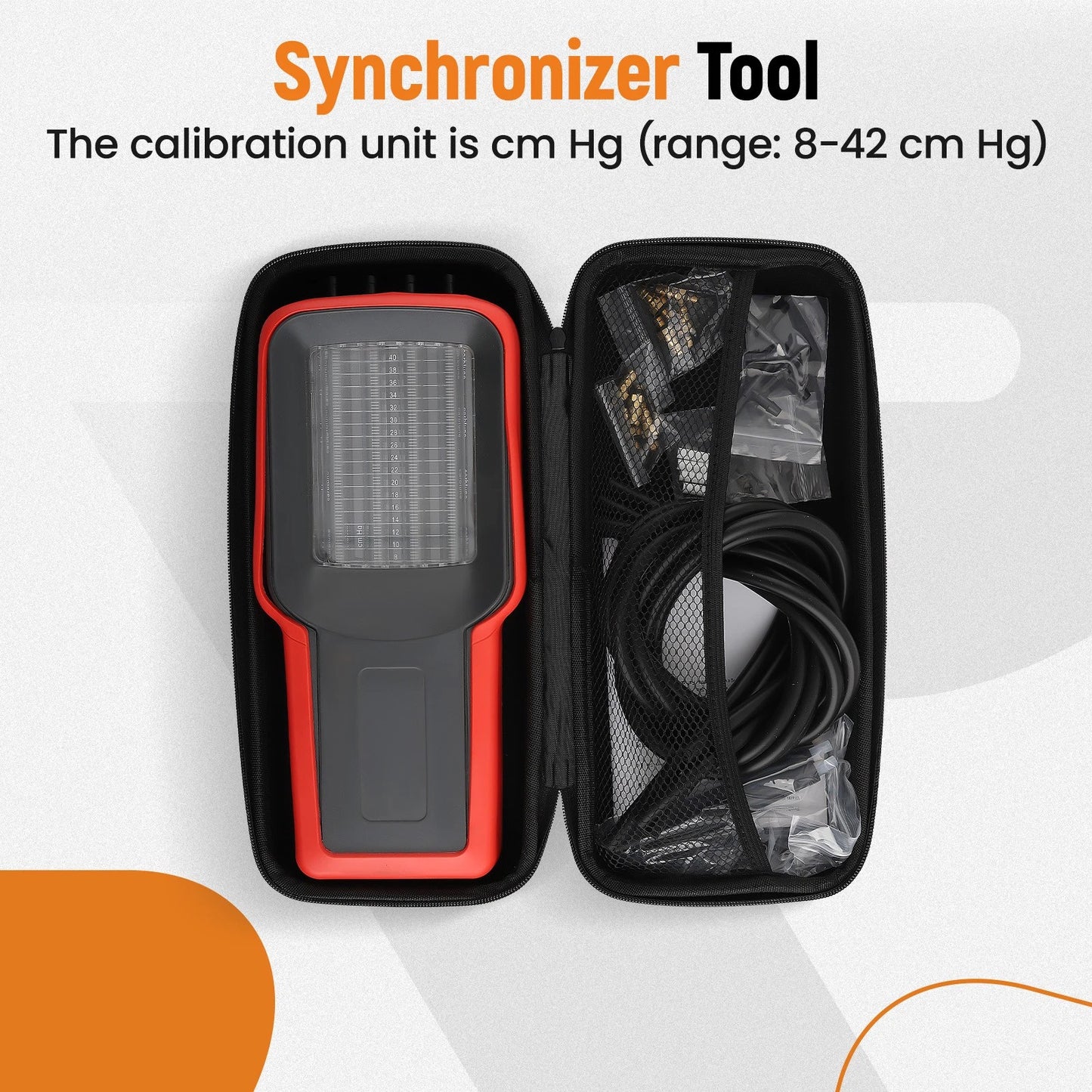 Carb Balance Synchronizer Gauge for Motorcycle 4-Cylinder Carb