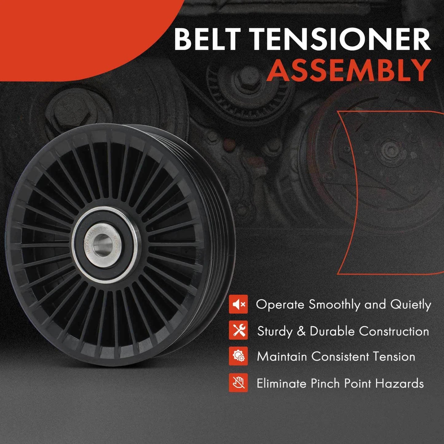 Accessory Belt Idler Pulley for Mercedes-Benz E250 E300 (2014–2016)