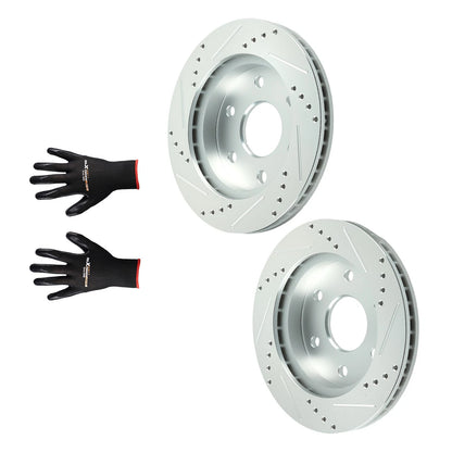 Front Brake Rotors Kit for Cadillac Escalade ESV 2003–2006/EXT 2002–2006