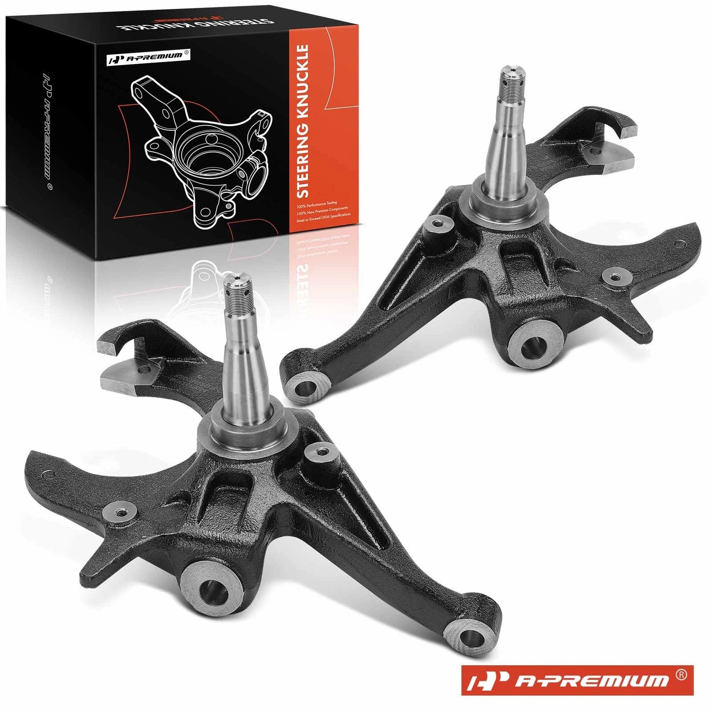 2X Front Steering Knuckle Lowering Spindle for Chevy GMC