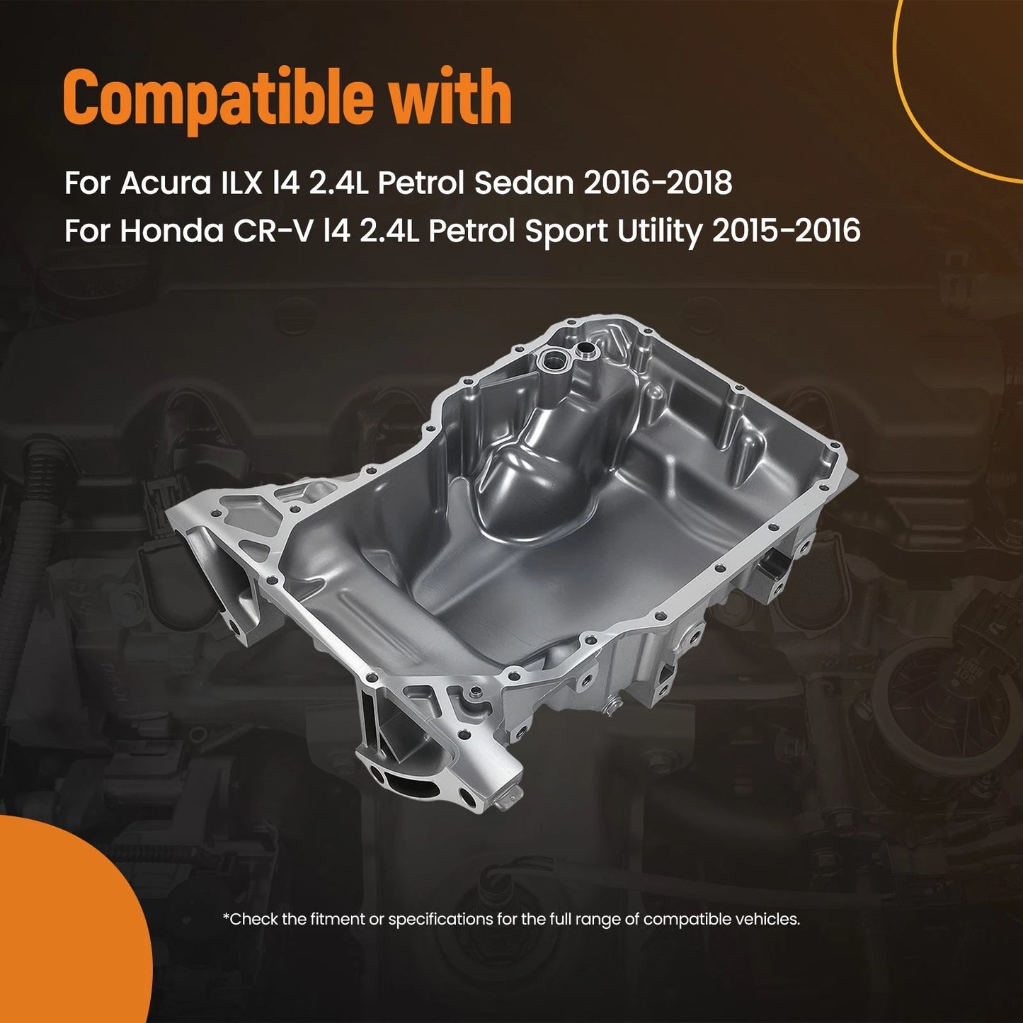 Lower Oil Pan Assembly for Acura ILX and Honda CR-V (2015–2018)