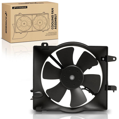 Cooling Fan Assembly with Shroud for Chevy Aveo 2005–2008