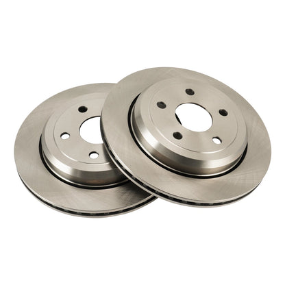 2x Vented Coated Rear 13" Brake Rotor for 2011–2020 Grand Cherokee Durango