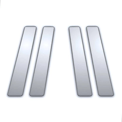 Chrome Pillar Post Covers 4Pc Replacement for Jaguar S-Type (2003–2007)