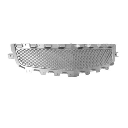 Front Center Grille Replacement Silver Plastic for 2008–2012 Chevrolet Malibu