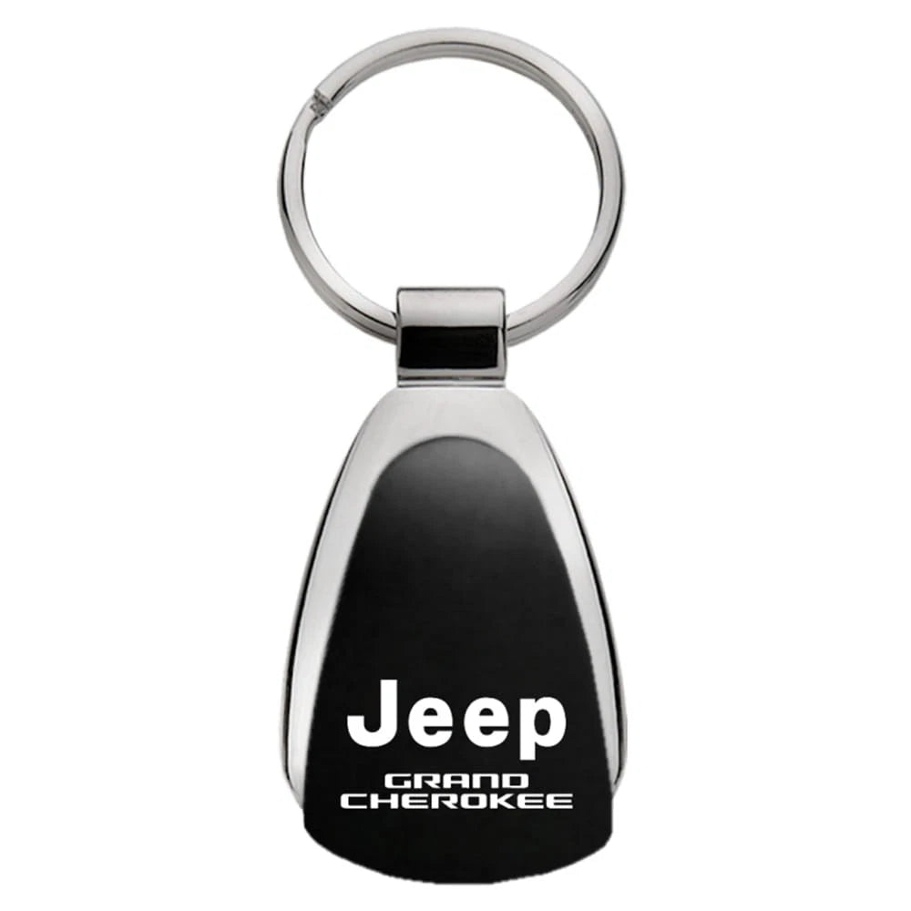 Black Teardrop Keychain - Officially Licensed for Jeep Grand Cherokee