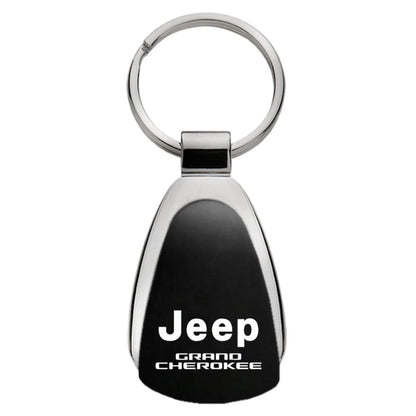 Black Teardrop Keychain - Officially Licensed for Jeep Grand Cherokee