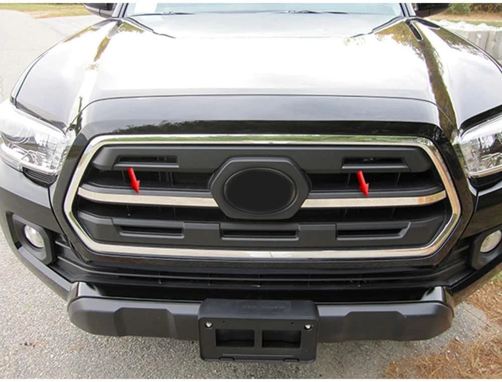 2pc. Luxury FX Stainless Steel Grille Accent Trim for 2016-2023 Toyota Tacoma